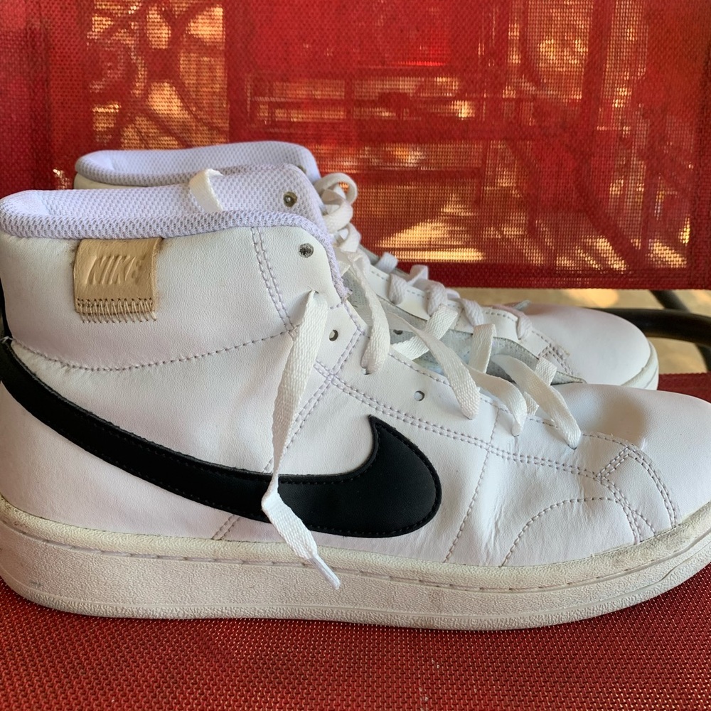Nike Blazers White and Black High-Tops